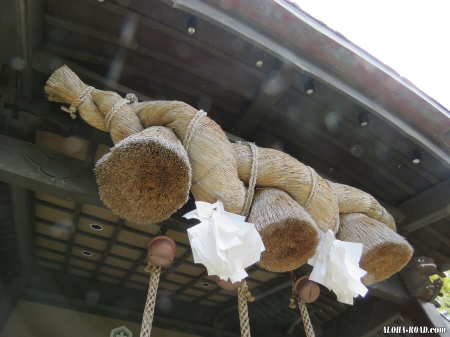 ハワイ出雲大社の注連縄