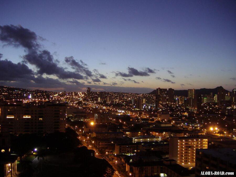 ワイキキの夜景1